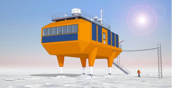 Artist’s rendering of the design for the Atmospheric Watch Observatory (AWO) for use at the Summit Observatory