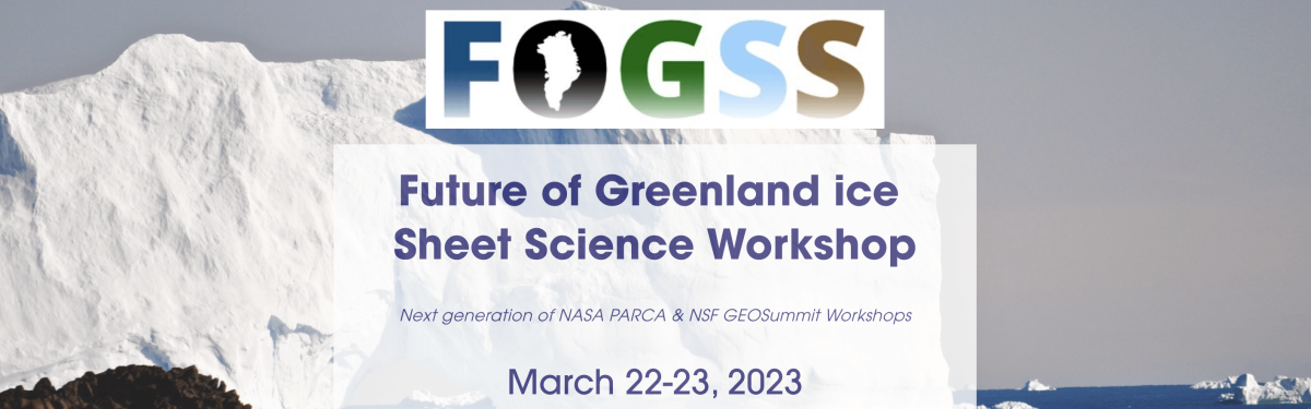 Advertisement of the Future of Greenland ice Sheet Science Workshop